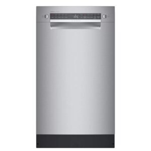 Bosch – 300 Series 18″ ADA Front Control Built-In Dishwasher with 3rd Rack
